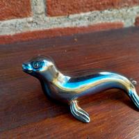 Statuetta foca vintage