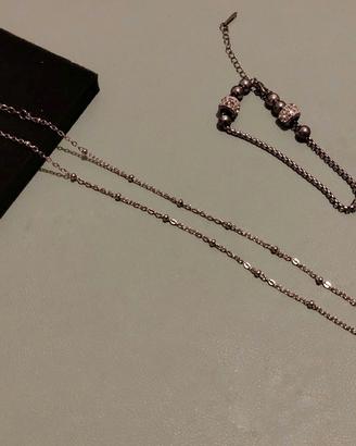 Set collana e bracciale cane