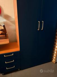 Camera ragazzi. Armadio comodin letto. Mobilificio