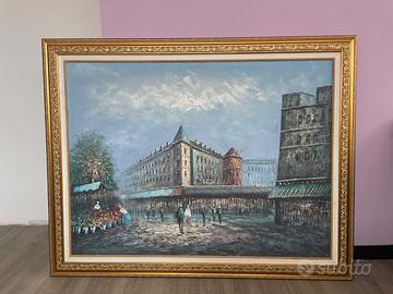 Grande quadro Moulin Rouge – firmato D. Fini