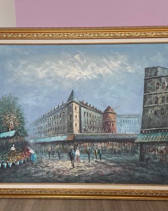Grande quadro Moulin Rouge – firmato D. Fini