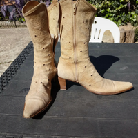 Stivali donna in camoscio