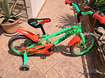 Bicicletta fluo bambino Atala teddy 16 pollici