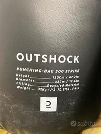 sacco kick boxing 500 strike 32kg + staffa