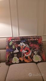 Quadro Pop Art 100x70 Paperone American Express