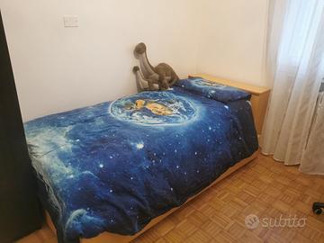 letto singolo/doppio con contenitore