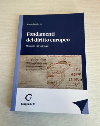 Libro fondamenti del diritto europeo