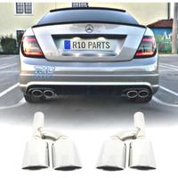 TERMINALI SCARICO MERCEDES CLASSE C W204 07-15 LOO