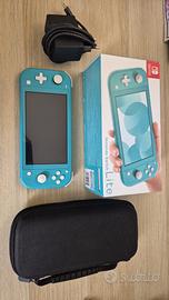 Nintendo Switch lite turchese