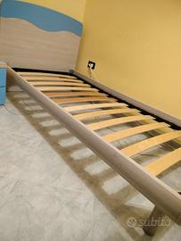 letto singolo giessegi con materasso 