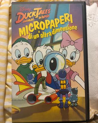 VHS DuckTales Micropaperi Disney VS4199 1987