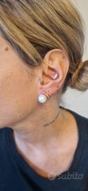 Orecchini  perle dei mare del Sud 10 mm e oro 19k 