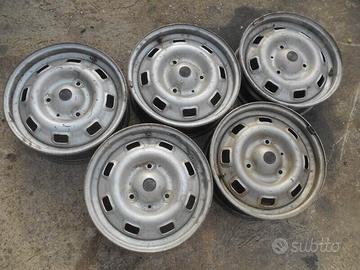 5 CERCHI CITROEN LNA VISA PEUGEOT 104 4,5Jx13 3x11