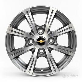 4 cerchi lega smart forfour chevrolet r14 lt1183