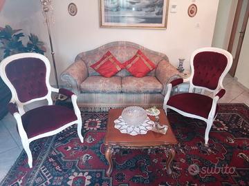 divano e due poltrone come da foto