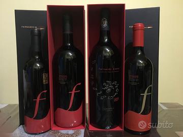 Bottiglie vino da collezione Fernando Alonso