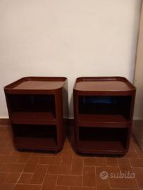 Coppia comodini kartell vintage modernariato