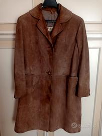 soprabito in pelle scamosciata donna M