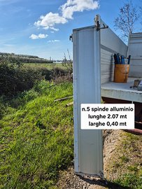 Sponde alluminio n.5 prezzo 600