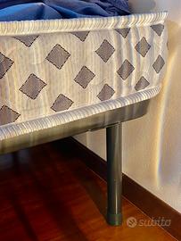 Materasso, doghe e piedi piazza e mezza (120x190)