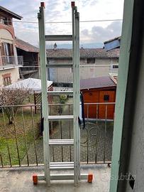 SCALA ALLUMINO 3 PEZZI A NORMA