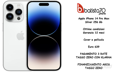 Apple iPhone 14 Pro Max Silver 256 Gb