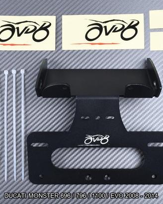 Portatarga DUCATI MONSTER 696 796 1100 2008 - 2014
