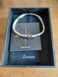 Bracciale ZANCAN Uomo in argento 925 e Kevlar