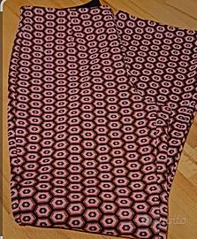 Leggins elasticizzati con motivo esagonale Vintage