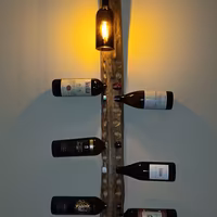 Portabottiglie vino in legno di mare