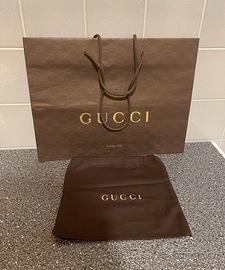 Dust bag e shopper originali Gucci vintage