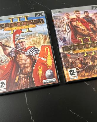 Lotto Giochi pc Imperium Civitas 2 e 3