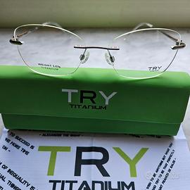 Occhiali try titanium deals