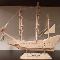 Modellino in legno da assemblare nave Vasa 1828