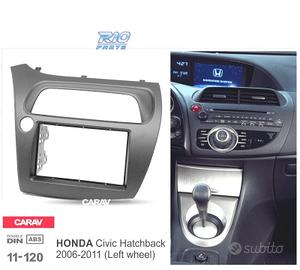 CORNICE NERA RADIO 2-DIN PER HONDA CIVIC HATCHBACK