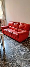 Divano in pelle 3 posti