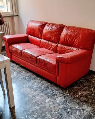 Divano in pelle 3 posti