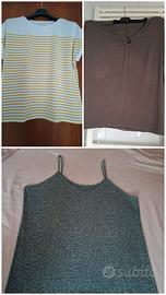 stock 3 pezzi T-shirt estive  donna over