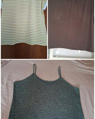 stock 3 pezzi T-shirt estive  donna over