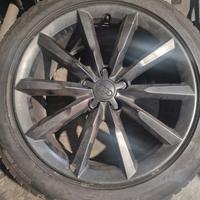 4 cerchi Audi 19 piu gomme termiche 