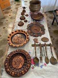 Lotto Oggetti Vintage in Rame e Ottone –