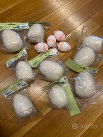 Uova in feltro e altre decorate hobby Pasqua