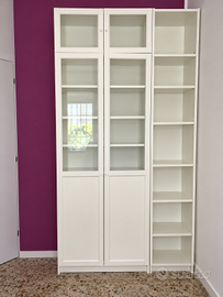 Libreria IKEA BILLY/OXBERG bianca con ante