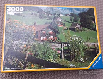 Puzzle Ravensburger 3000 pz. Vintage anni '70/80
