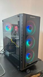 PC Gaming Ryzen 7 3700X/GTX1660+monitor e tastiera