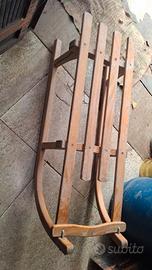 slittino legno 