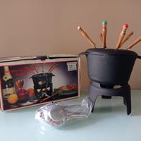 Set fonduta in ghisa per 6 Persone