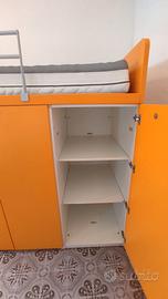 struttura letto salvaspazio castello soppalco