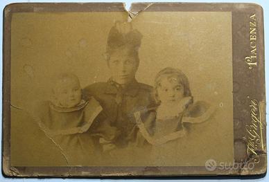 FOTO ANTICA - FRATELLI GREGORI PIACENZA -1870/1920