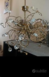 Lampadario moderno e 2 abat-jour coordinate